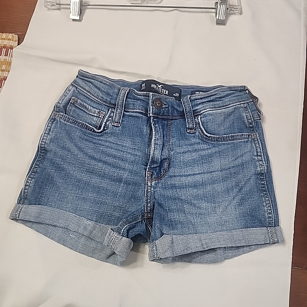 Hollister Girls Classic Blue Jean Shorts